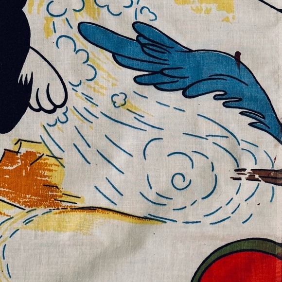 VTG 1977 Warner Bros. Inc Looney Tunes Flat Sheet Size: TWIN - Picture 5 of 6